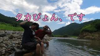 【後編】雨キャンプ 「揚げ物、焼き物、ソーメン」川の中で大はしゃぎ！パップテントで東古屋湖キャンプ場編