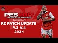 PES 2017 RZ PATCH UPDATE V3 - V4  - V5  2024