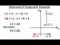 Geometry - Ch. 1: Basic Concepts (8 of 49) Determine If Congruent: Example