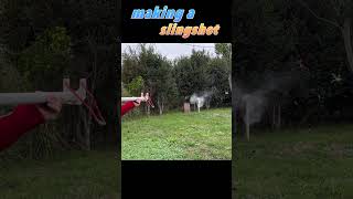 making a slingshot #새총만들기 #재미있는 #만들기 #Makeaslingshot #Diy #Making #Interesting #idea #gun