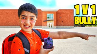 My Little Brother Challenges The Summer School Bully To 1v1 In Fortnite