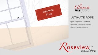 Ultimate Rose sash window