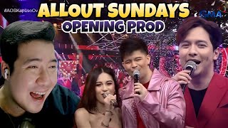 ALL OUT SUNDAYS: OPENING PROD | FEBRUARY 09 2025 | AOS REACTION