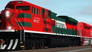 Ferromex SD70ACe 1st Run! Ferromex 4057 SD70ACe \u0026 UP 1988 SD70ACe The KATY