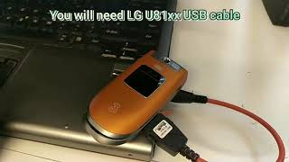 Unlocking the LG U300 from Three using Octopus LG Tool