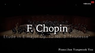 F. Chopin | Etude Op.10 No.3 in E Major | 예술의전당 | 교향악축제 | 피아니스트 유영욱 | 쇼팽 | 연습곡