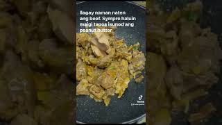 Beef Kare Kare #myownversion #cookingathome #food #filipinofood #newbievlog #likeshareandsubscribe