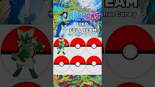 Liko Full Paldea TEAM (POKEMON HORIZONS) #shorts #pokemon