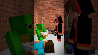 JJ's Regret - MAIZEN Minecraft Animation #shorts