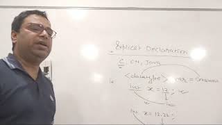What is Implicit and Explicit Declaration of Variable?
