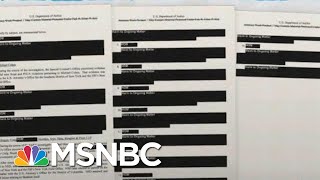 Robert Mueller Report Shows Many Cases Continuing, Hidden From Public | Rachel Maddow | MSNBC