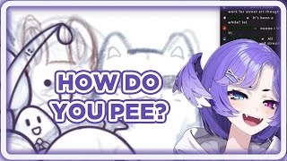 Selen Ask Chat Hi Guys How Do You Pee 【NIJISANJI EN | Selen Tatsuki】