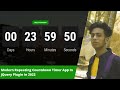 Modern Repeating Countdown Timer App In jQuery Plugin in 2022 | jishaansinghal