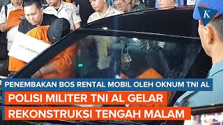 Tengah Malam, Rekonstruksi Penembakan Bos Rental Mobil Digelar di Rest Area Tol Tangerang-Merak