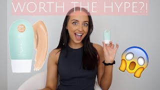 Tarte SEA Hydroflex Serum Foundation First Impression + Try on! Worth the Hype?