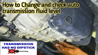 How to change Auto transmission fluid \u0026 check fluid level Hyundai Tucson 2011