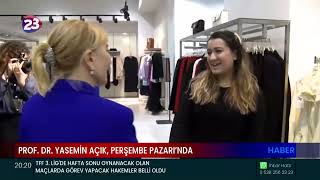 ELAZIĞ BAĞIMSIZ MİLLEVEKİLİ ADAYI PROF. DR. YASEMİN AÇIK, PERŞEMBE PAZARI’NI ZİYARET ETTİ