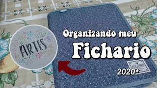 ORGANIZANDO MEU FICHÁRIO PARA 2020❤️✨|Julia Studies