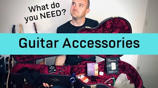 TOP TEN GUITAR ACCESSORIES FOR BEGINNERS - 10 Guitar Accessories You Actually Need!