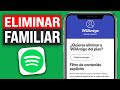 Cómo ELIMINAR un MIEMBRO de SPOTIFY PREMIUM FAMILIAR (2024)