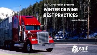 Winter Driving Best Practices | Safety Driven