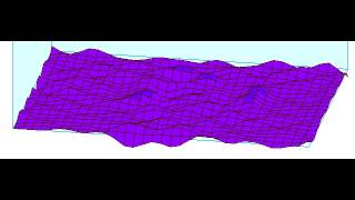 【動作イメージ】分割振動を制御して理想的な音を鳴らしたときの平面スピーカーの挙動の様子- AV Watch