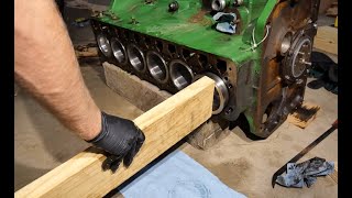 Installation of 1967 John Deere 4020 Cylinder Liners and Pistons