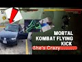 Real Life Mortal Kombat Flying Kick #876blvd #jamaica #comedy