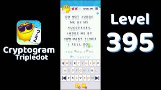 Cryptogram Tripledot Level 395 Answer | SolutionGuruji