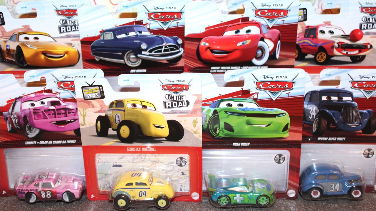 Mattel Disney Cars 2023 Case B Unboxing Gearsten Marshall Noah Gocek ...