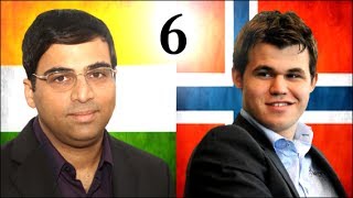 Vishy Anand vs Magnus Carlsen - 2013 World Chess Championship - Game 6