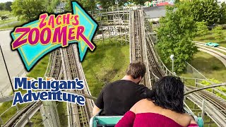 2019 Zach's Zoomer Roller Coaster On Ride HD POV Michigan's Adventure