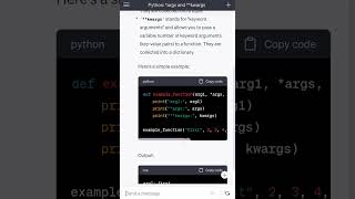 What are *args and *kwargs in python| python interview questions