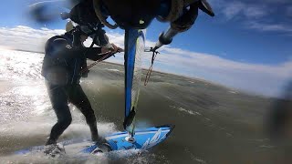 3.9 port tack, Sep 18, 2021, windsurfing McGregor