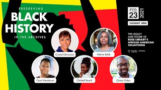 Preserving Black History: The Legacy and Future of Rose Library’s African American Collections