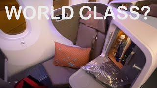 WORLD CLASS? Singapore Airlines B787 Business Class Review