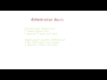 Authentication Basics