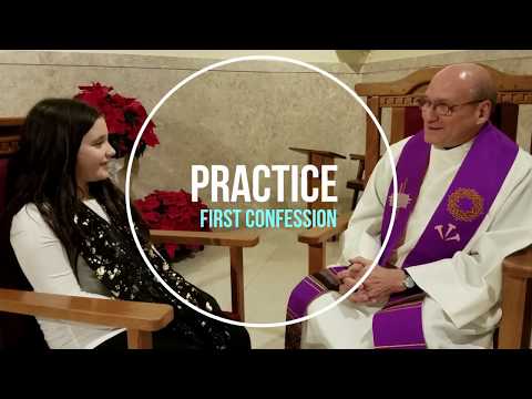 How do children go to confession?