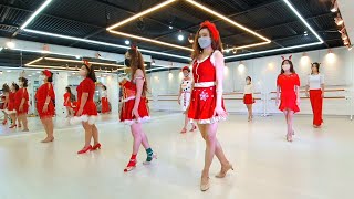 Snowman (Beginner Rolling 8 Count) line dance | Withus Korea, Seoul