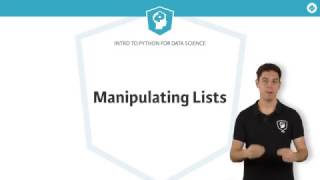 How to do List Manipulation in Python