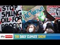 Young activists protest on Glasgow streets