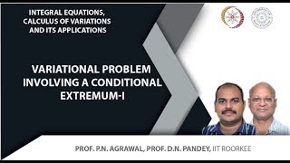 Variational problem involving a conditional extremum-I