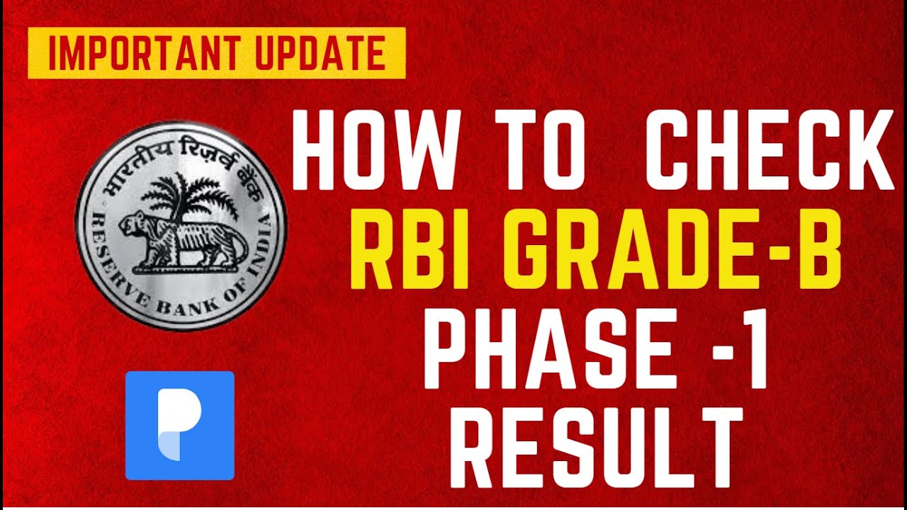 RBI Grade B Result 2022 I How To Check Your RBI Grade B Result I Prepp ...