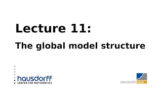 Global homotopy theory / Lecture 11: The global model structure