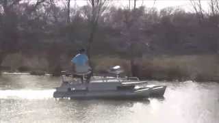 Pond King Sport Mini Pontoon Boat