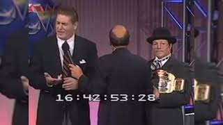 Mean Gene Can't Stop Laughing At Steven Regal \u0026 Sir William | WCW Outtake