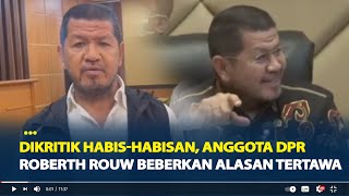 Dikritik Habis-habisan, Anggota DPR Roberth Rouw Beberkan Alasan Tertawa Saat Gempa Cianjur