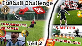 Fußball Challenge mit ARSCHBOLZEN | CIERNIA hat mich mit dem letzten Schuss in die Hölle geschickt💥