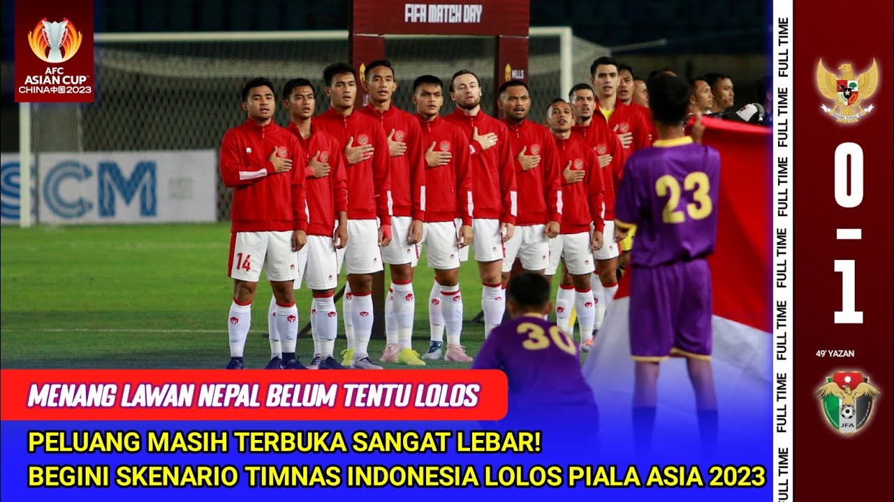 Kalah Dari Jordania! Begini Skenario Timnas Indoneisa Lolos Piala Asia ...