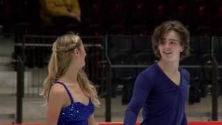 2016 ISU Junior Grand Prix - Tallinn - Free Dance - Chloe LEWIS / Logan BYE USA